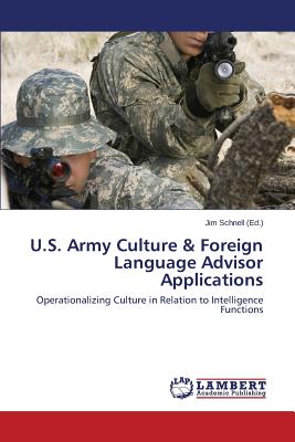 غلاف كتاب U.S. Army Culture & Foreign Language Advisor Applications