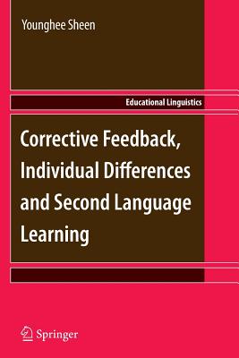 غلاف كتاب Corrective Feedback, Individual Differences and Second Language Learning