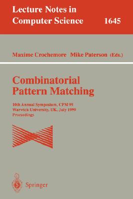 Combinatorial Pattern Matching : Fifth Annual Symposium, CPM 