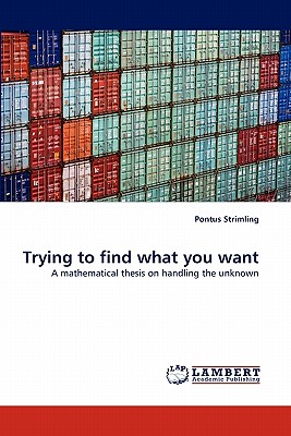 غلاف كتاب Trying to find what you want