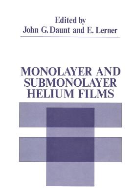 Monolayer and Submonolayer Helium Films