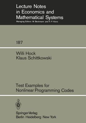 Test Examples for Nonlinear Programming Codes