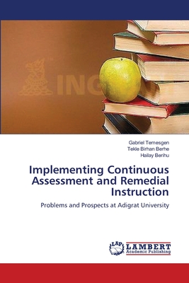غلاف كتاب Implementing Continuous Assessment and Remedial Instruction