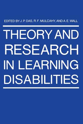 غلاف كتاب Theory and Research in Learning Disabilities