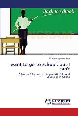 غلاف كتاب I want to go to school, but I can't