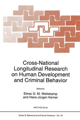 غلاف كتاب Cross-National Longitudinal Research on Human Development and Criminal Behavior