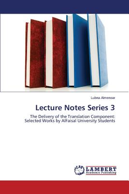 غلاف كتاب Lecture Notes Series 3
