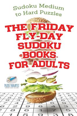 The Friday Fly-Day Sudoku Books for Adults | Sudoku Medium to Hard Puzzles