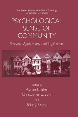 Psychological Sense of Community : Research, Applications, and Implications