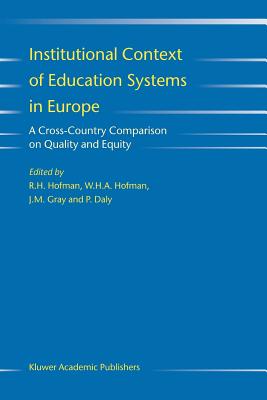 غلاف كتاب Institutional Context of Education Systems in Europe : A Cross-Country Comparison on Quality and Equity