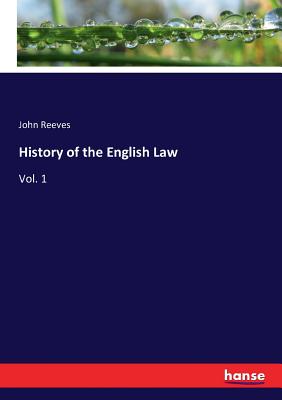 غلاف كتاب History of the English Law:Vol. 1