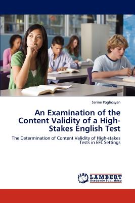 غلاف كتاب An Examination of the Content Validity of a High-Stakes English Test