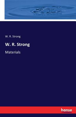 غلاف كتاب W. R. Strong:Materials