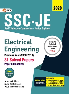 SSC JE 2020 : Electrical Engineering - Previous Years Solved Papers (2008-19)