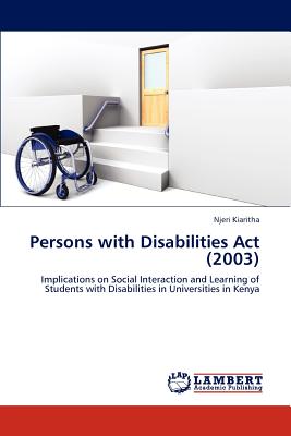 غلاف كتاب Persons with Disabilities Act (2003)