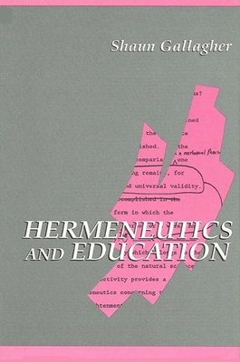 غلاف كتاب Hermeneutics and Education