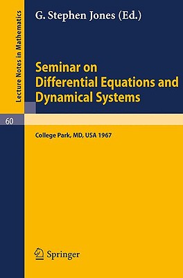 Seminar on Differential Equations and Dynamical Systems : Part 1