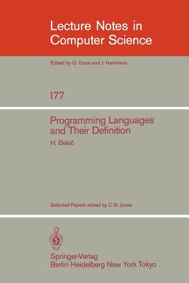 Programming Languages and their Definition : Selected Papers