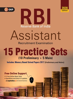 RBI (Reserve Bank of India) 2020 : Assistant - 15 Practice Sets