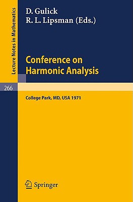 Conference on Harmonic Analysis: College Park, Maryland, 1971