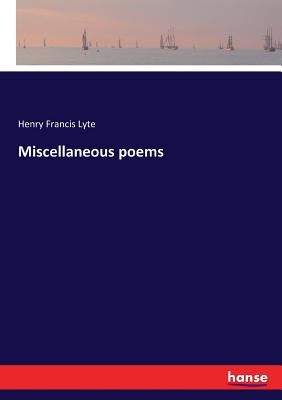 غلاف كتاب Miscellaneous poems
