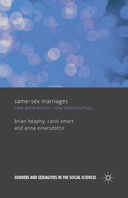 غلاف كتاب Same Sex Marriages : New Generations, New Relationships