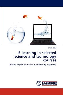 غلاف كتاب E-learning in selected science and technology courses