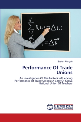 غلاف كتاب Performance Of Trade Unions