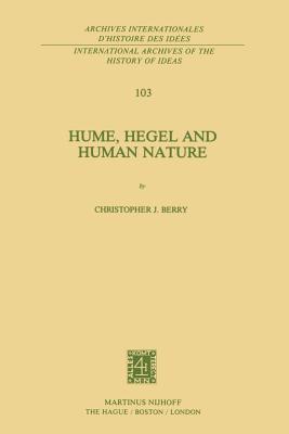 غلاف كتاب Hume, Hegel and Human Nature