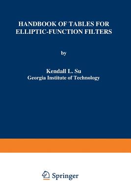 غلاف كتاب Handbook of Tables for Elliptic-Function Filters