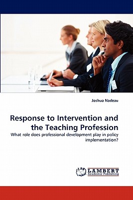 غلاف كتاب Response to Intervention and the Teaching Profession