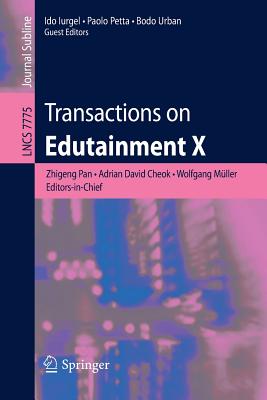 غلاف كتاب Transactions on Edutainment X