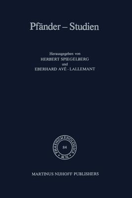 غلاف كتاب Pfأ¤nder-Studien