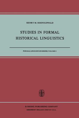 غلاف كتاب Studies in Formal Historical Linguistics