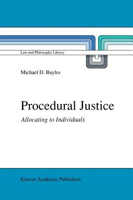 غلاف كتاب Procedural Justice : Allocating to Individuals
