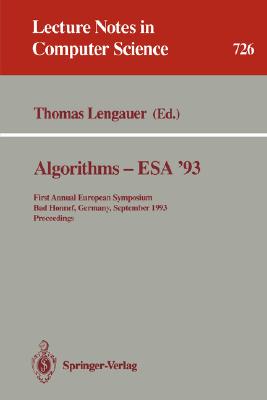 Nwf.com: Algorithms - ESA '93 : First Annual Euro: كتب