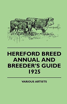 غلاف كتاب Hereford Breed Annual and Breeder's Guide 1925