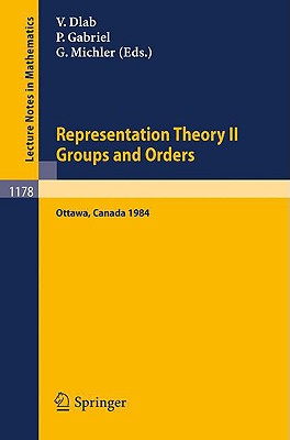 Representation Theory II. Proceedings of the Fourth International Conference on Representations of Algebras, held in Ottawa, Canada, August 16-25, 198