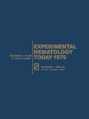 غلاف كتاب Experimental Hematology Today 1979