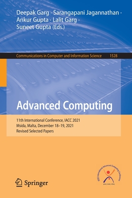 Advanced Computing : 11th International Conference, IACC 2021, Msida, Malta, December 18-19, 2021, Revised Selected Papers