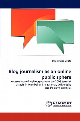 غلاف كتاب Blog journalism as an online public sphere