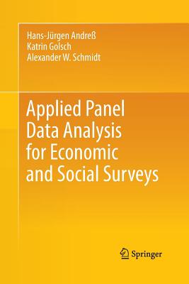 غلاف كتاب Applied Panel Data Analysis for Economic and Social Surveys