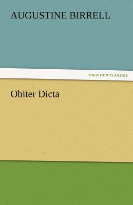 Obiter Dicta