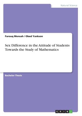 غلاف كتاب Sex Difference in the Attitude of Students Towards the Study of Mathematics