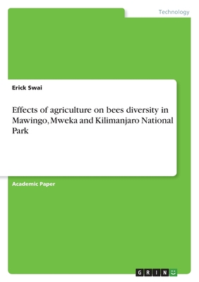 Effects of agriculture on bees diversity in Mawingo, Mweka and Kilimanjaro National Park