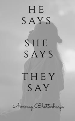 غلاف كتاب he says, she says, they say