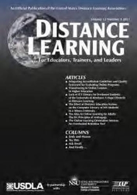 غلاف كتاب Distance Learning Magazine, Volume 12, Issue 4, 2015