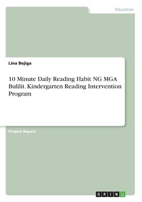 10 Minute Daily Reading Habit NG MGA Bulilit. Kindergarten Reading Intervention Program