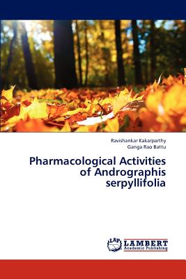 غلاف كتاب Pharmacological Activities of Andrographis Serpyllifolia