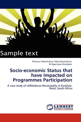 غلاف كتاب Socio-Economic Status That Have Impacted on Programmes Participation